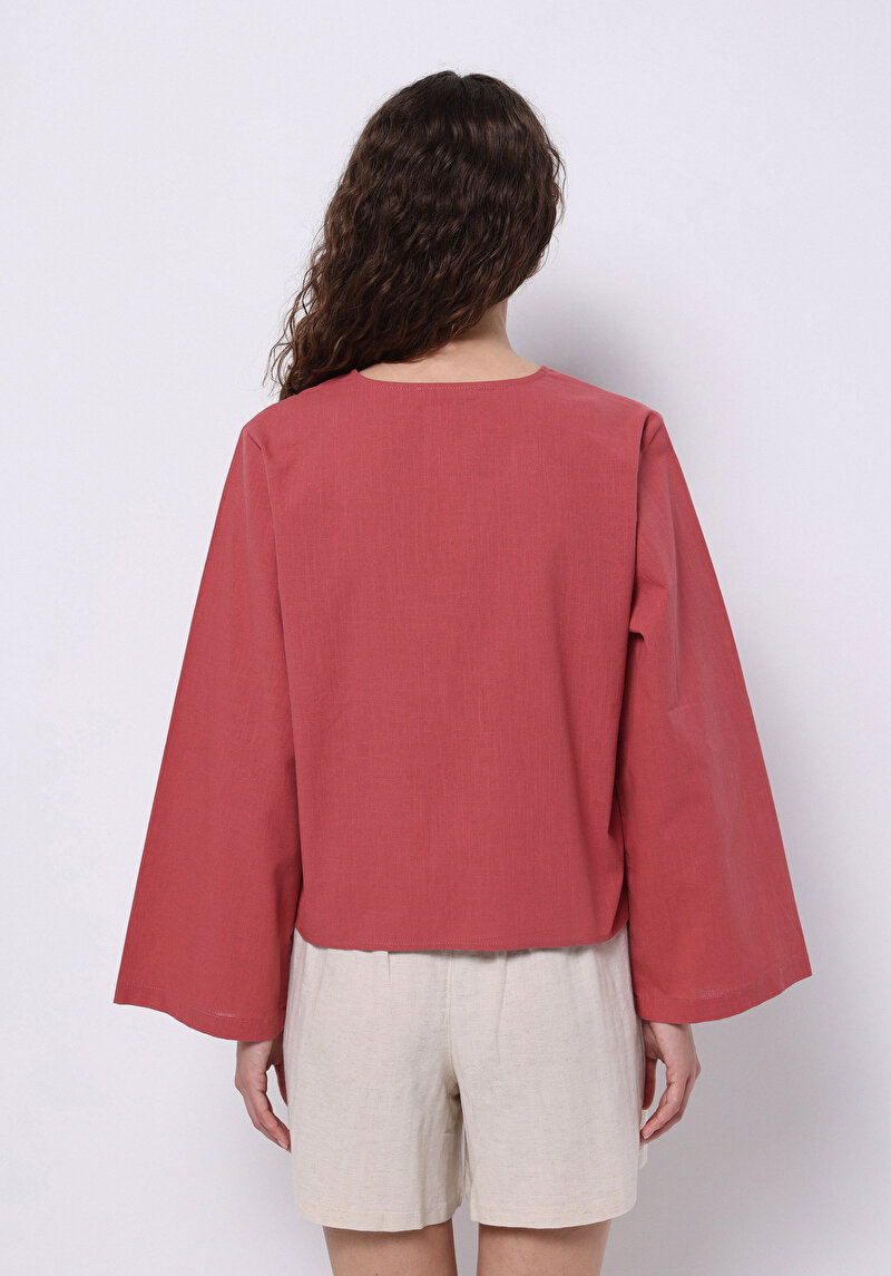 Показати інформацію про Сорочка З Довгим Рукавом Жіноча Рожева  Cl1074031