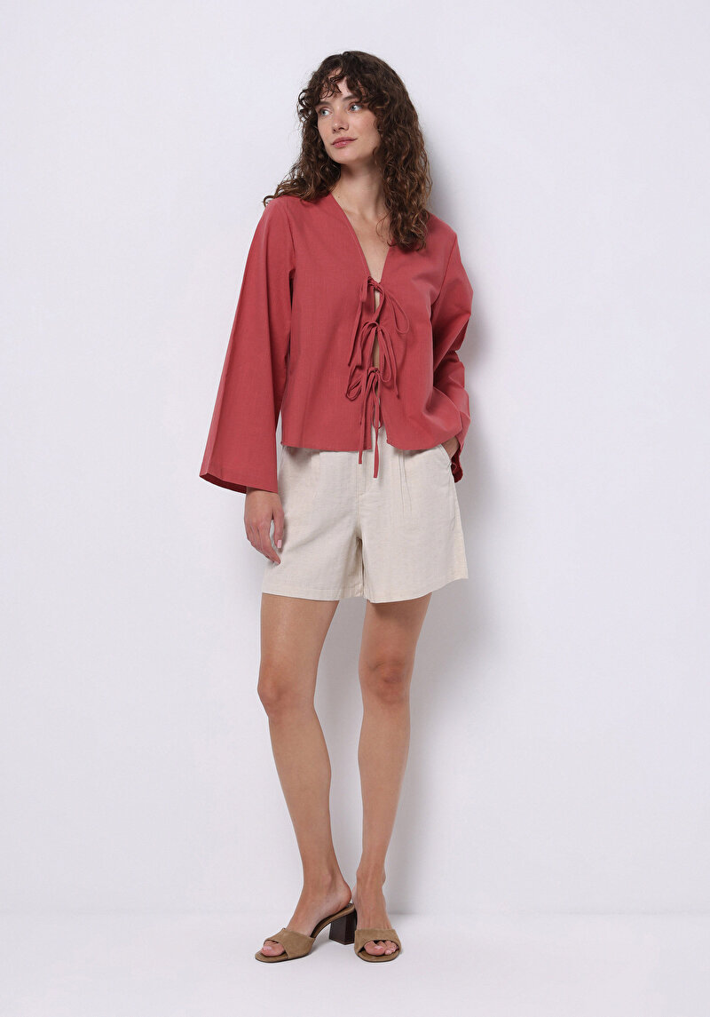 Показати інформацію про Сорочка З Довгим Рукавом Жіноча Рожева  Cl1074031