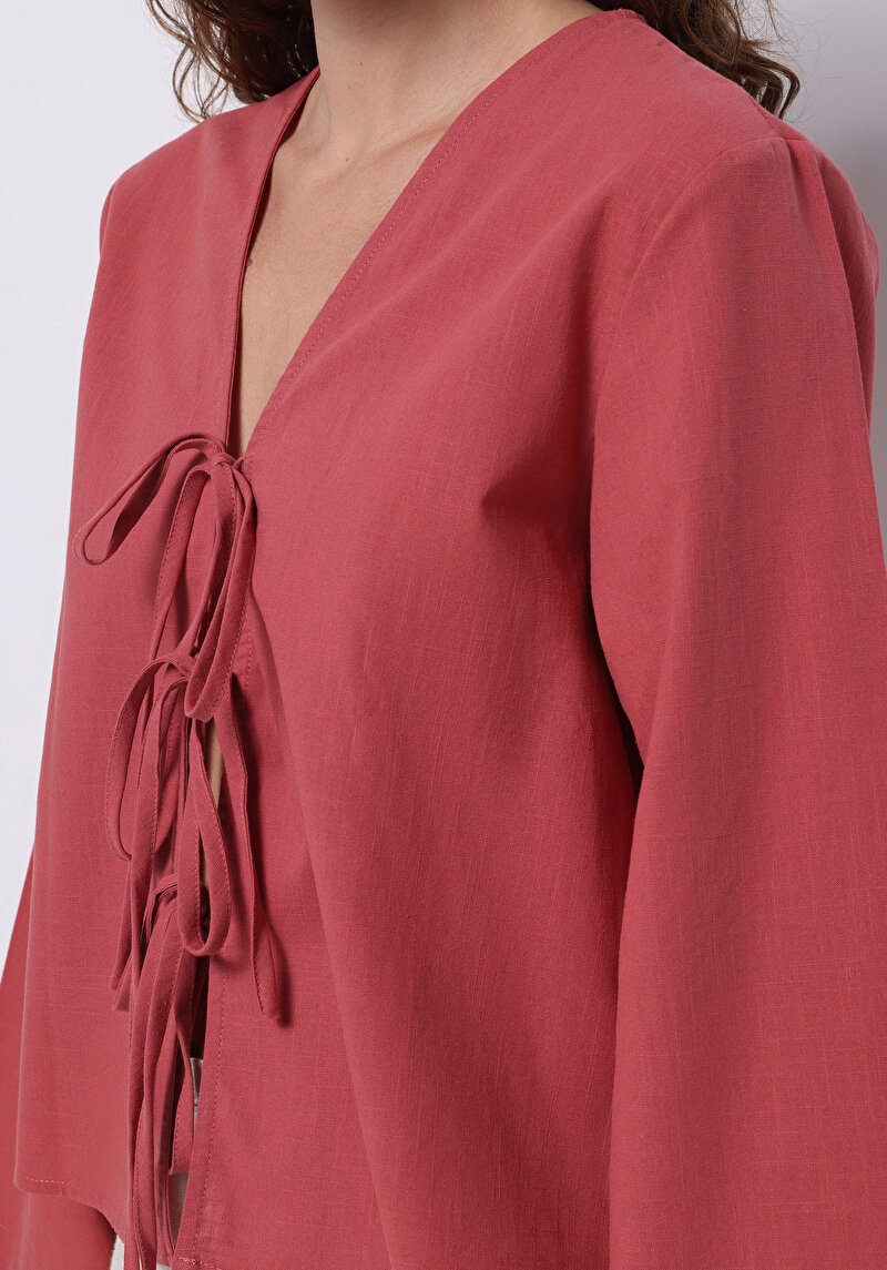 Показати інформацію про Сорочка З Довгим Рукавом Жіноча Рожева  Cl1074031