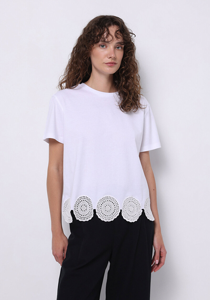 Зображення Футболка З Коротким Рукавом Жіноча Біла  Cl1074284