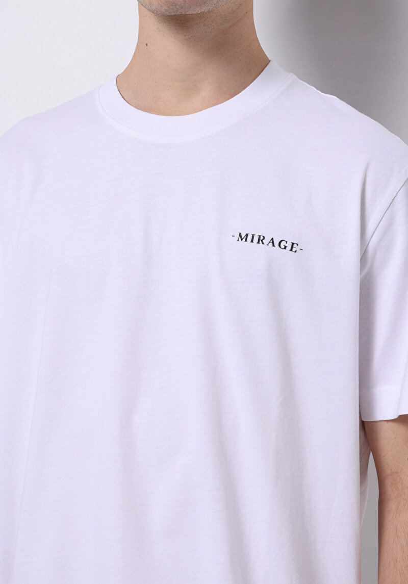 Показати інформацію про Футболка З Коротким Рукавом Чоловіча Біла  Cl1074134