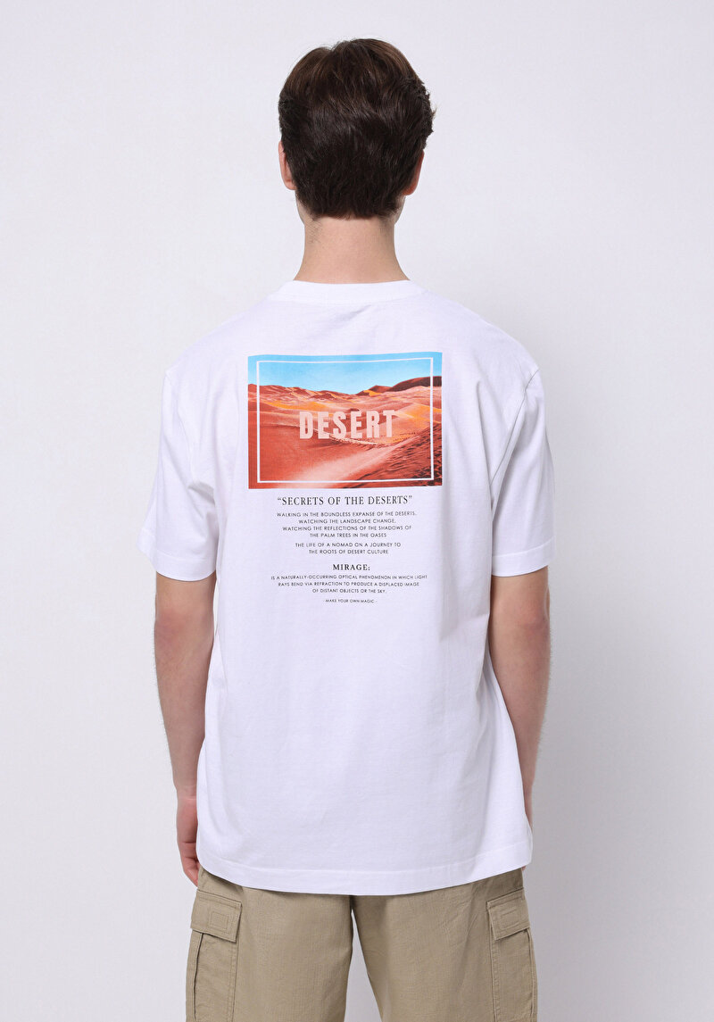 Показати інформацію про Футболка З Коротким Рукавом Чоловіча Біла  Cl1074134