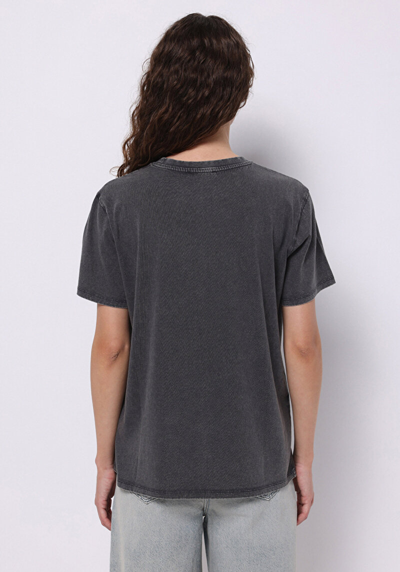 Показати інформацію про Футболка З Коротким Рукавом Жіноча Сіра  Cl1074565