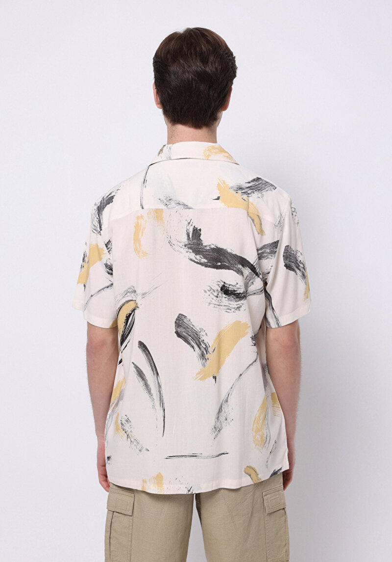 Зображення Сорочка З Коротким Рукавом Чоловіча Бежева Cl1074186