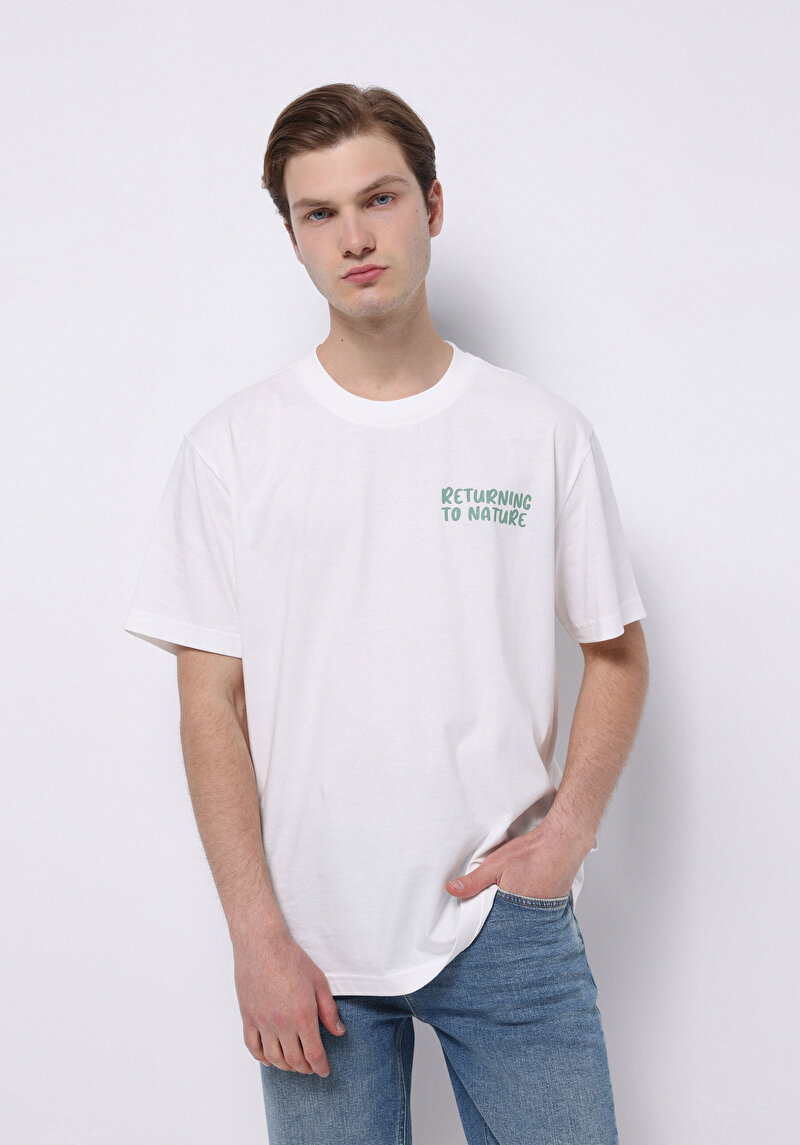 Зображення Футболка З Коротким Рукавом Чоловіча Біла  Cl1074199