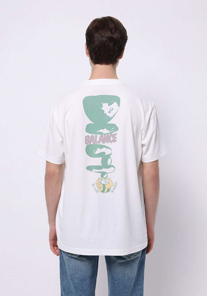 Показати інформацію про Футболка З Коротким Рукавом Чоловіча Біла  Cl1074199