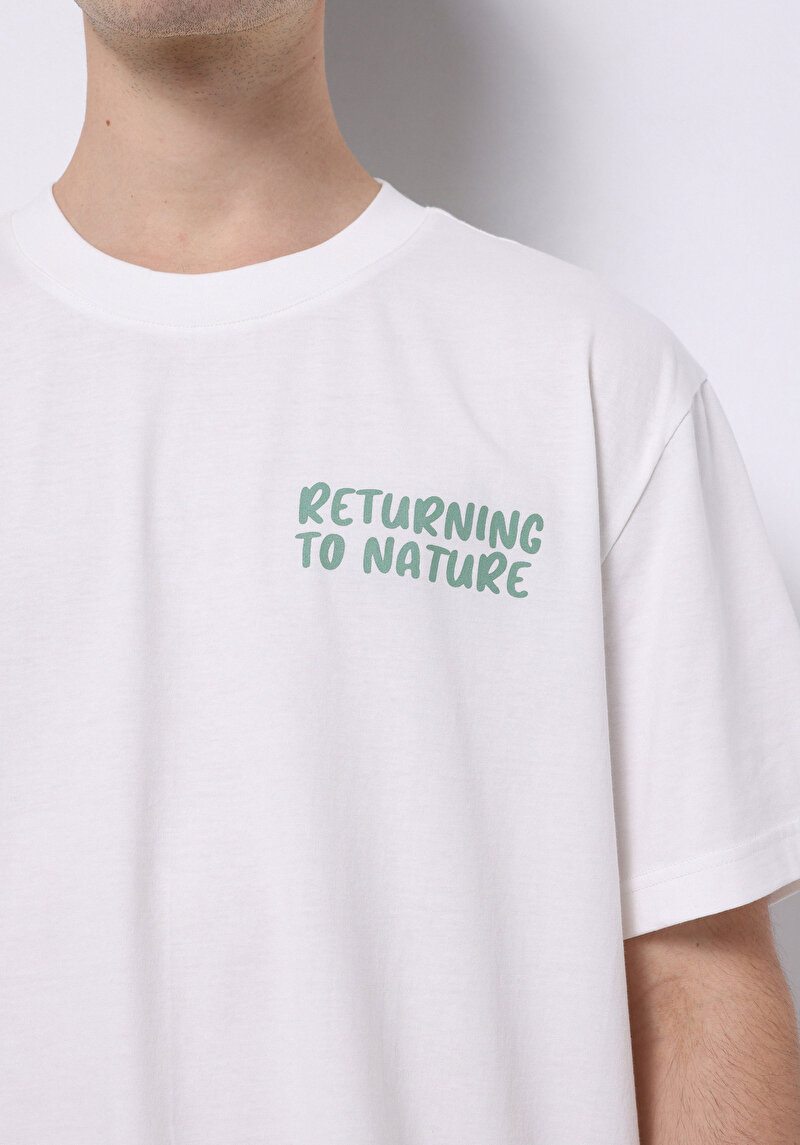 Показати інформацію про Футболка З Коротким Рукавом Чоловіча Біла  Cl1074199