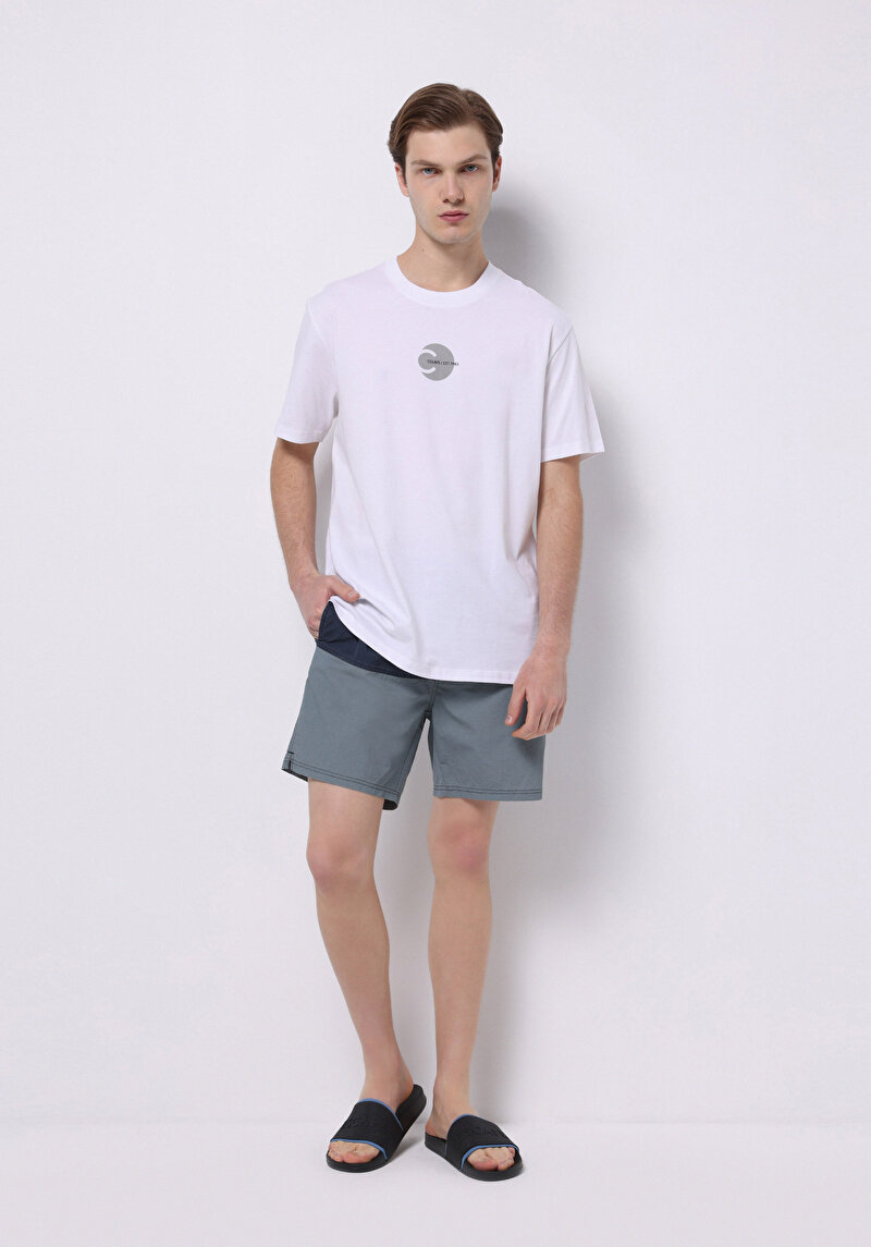 Зображення Шорти Пляжні Чоловічі Блакитні  Cl1074690