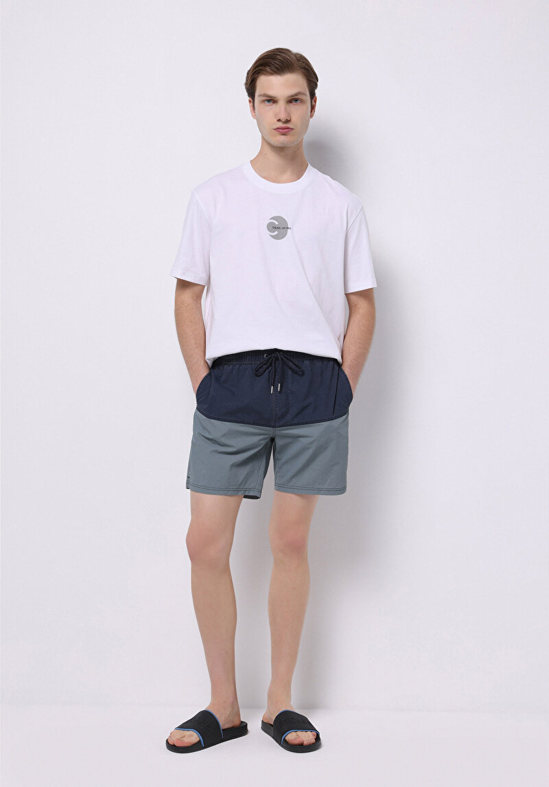 Зображення Шорти Пляжні Чоловічі Блакитні Cl1074690