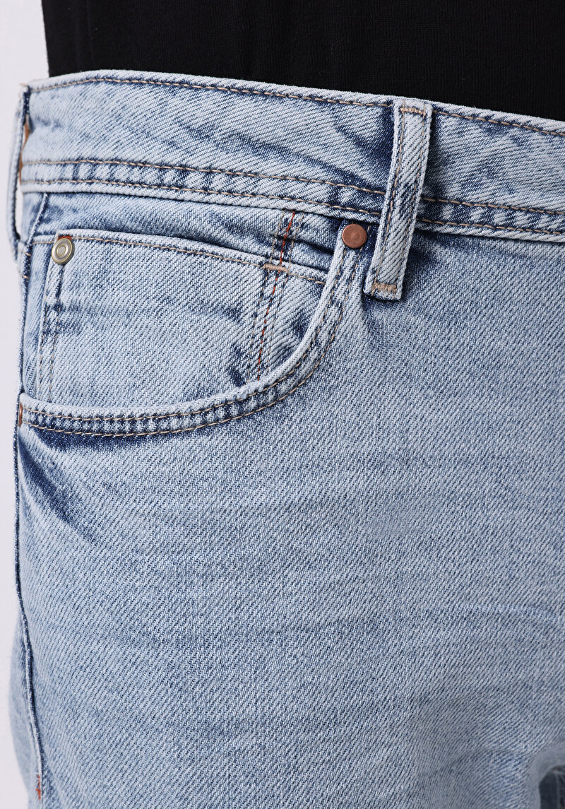 Показати інформацію про 044 Karl Джинси Чоловічі Блакитні Прямого Крою Cl1074729