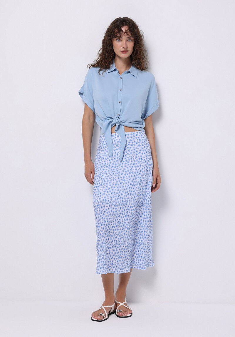 Зображення Спідниця Жіноча Блакитна  Cl1075036