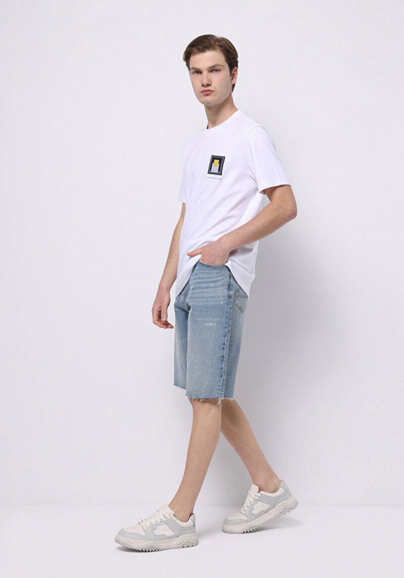 Показати інформацію про Шорти Чоловічі Блакитні  Cl1074782