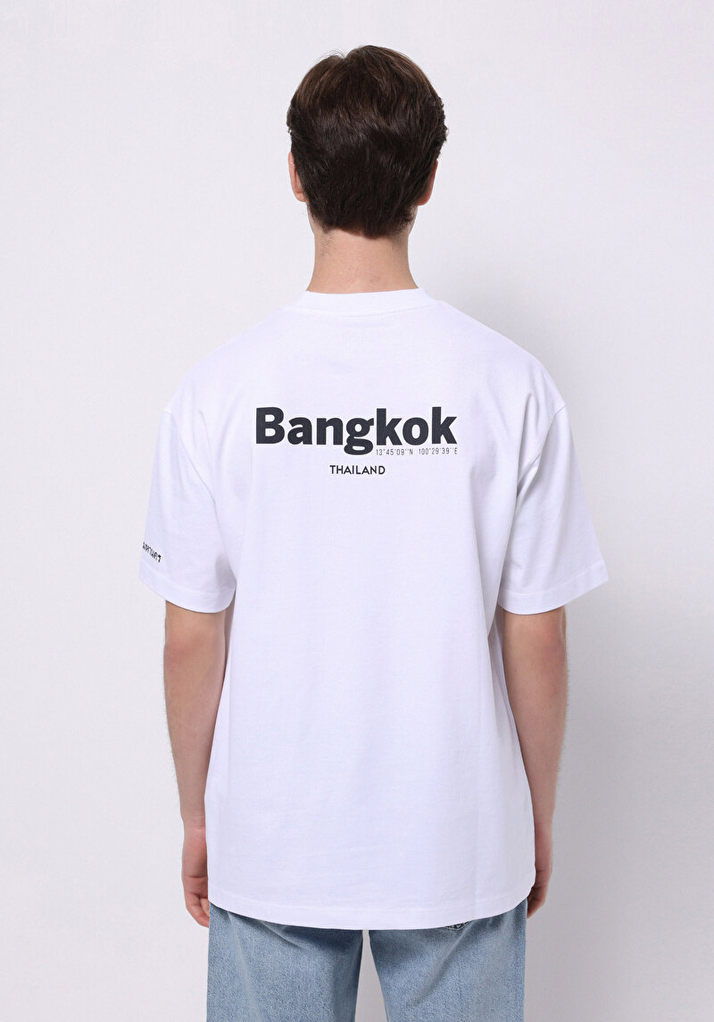 Показати інформацію про Футболка З Коротким Рукавом Чоловіча Біла  Cl1077193