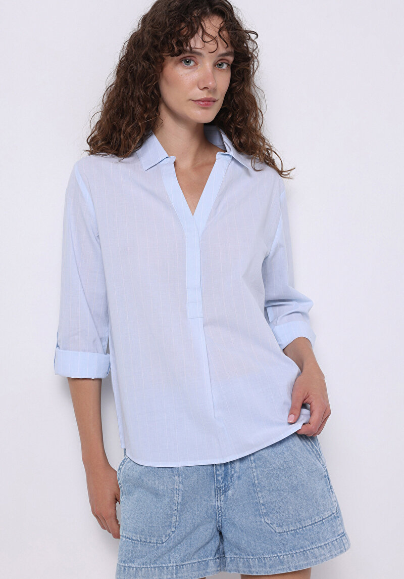 Показати інформацію про Шорти Жіночі Блакитні  Cl1075122