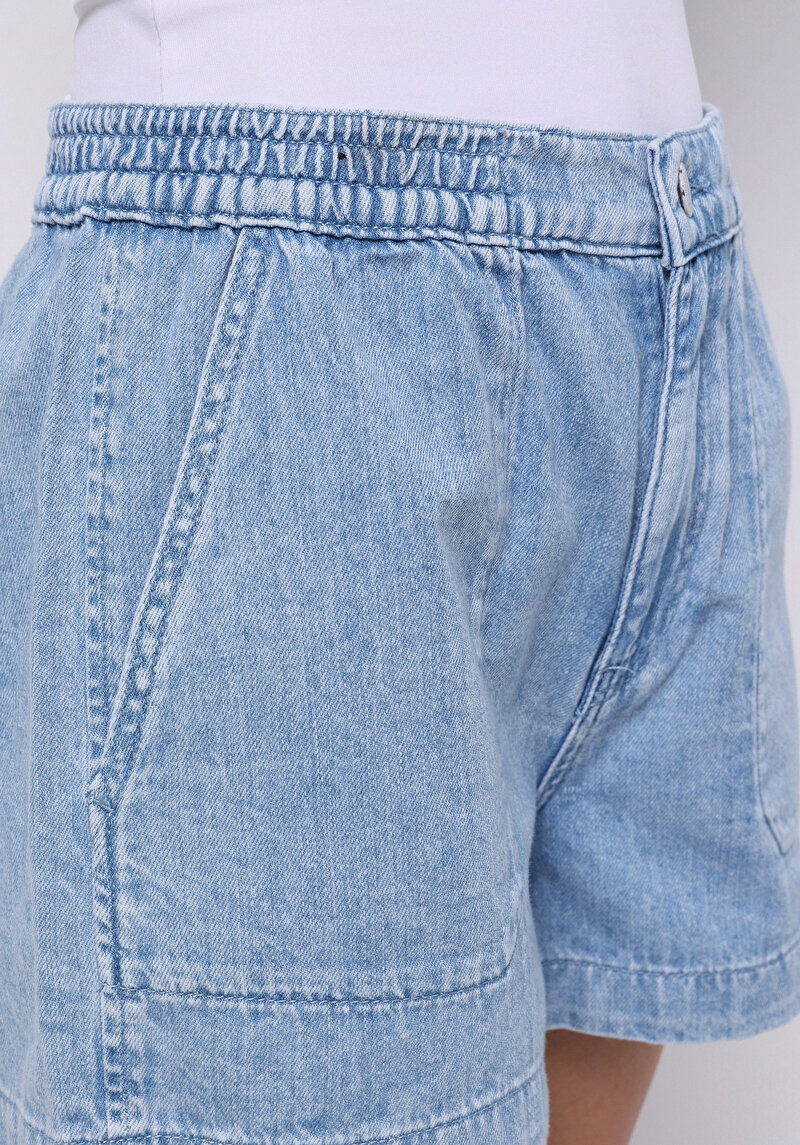 Показати інформацію про Шорти Жіночі Блакитні  Cl1075122