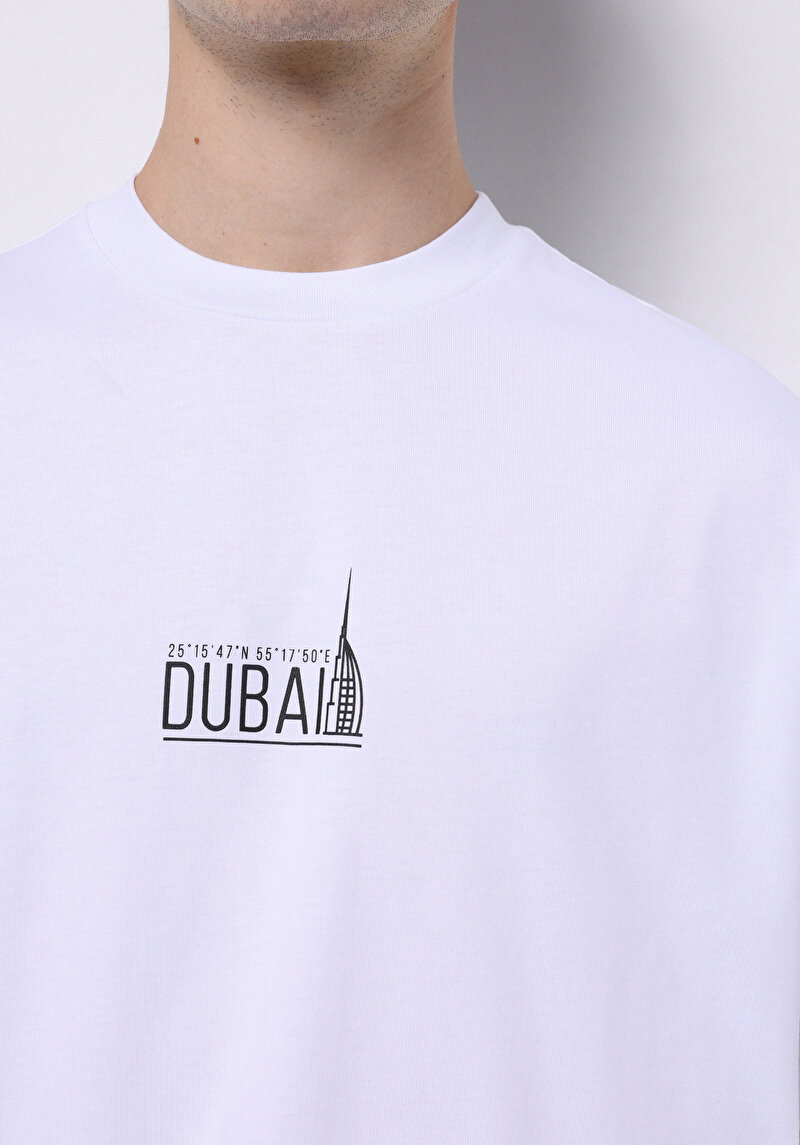 Показати інформацію про Футболка З Коротким Рукавом Чоловіча Біла  Cl1077195