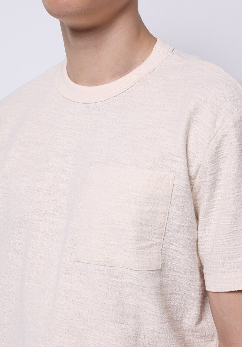 Показати інформацію про Футболка З Коротким Рукавом Чоловіча Бежева  Cl1074161