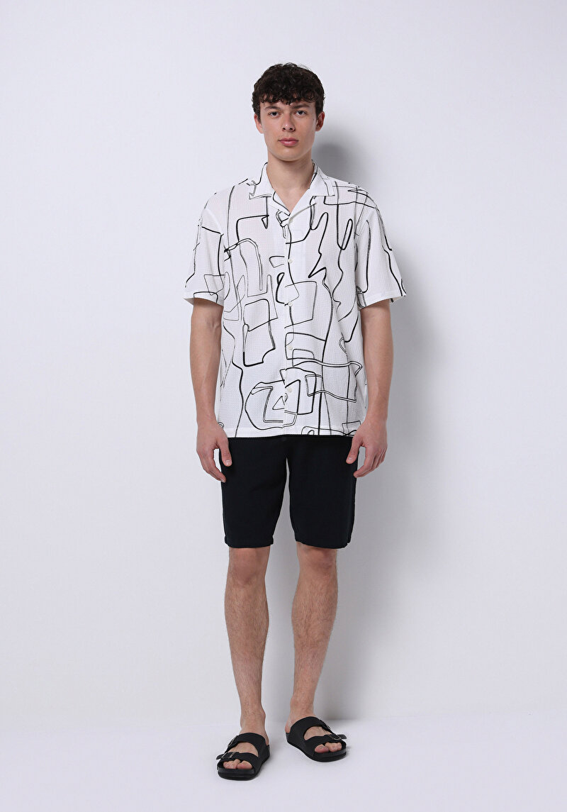 Зображення Сорочка З Коротким Рукавом Чоловіча Чорна Cl1074225