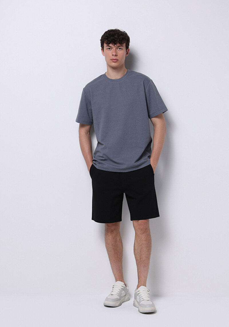 Показати інформацію про Футболка З Коротким Рукавом Чоловіча Сіра  Cl1074855