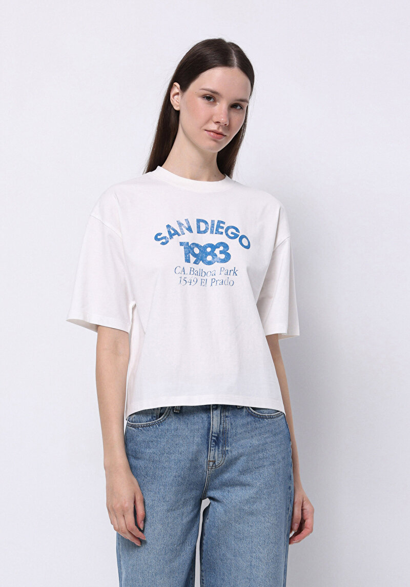 Зображення Футболка З Коротким Рукавом Жіноча Біла  Cl1074385