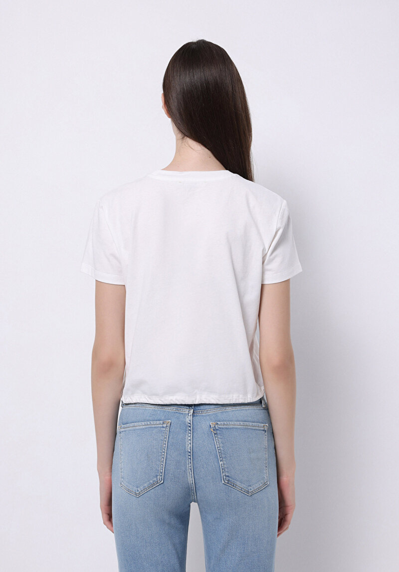 Показати інформацію про Блуза З Коротким Рукавом Жіночий Біла  Cl1074586