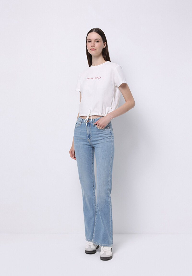 Показати інформацію про Блуза З Коротким Рукавом Жіночий Біла  Cl1074586