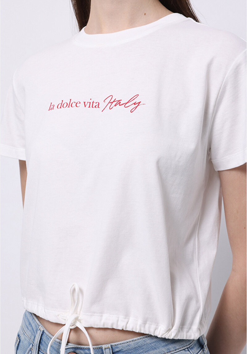 Показати інформацію про Блуза З Коротким Рукавом Жіночий Біла  Cl1074586