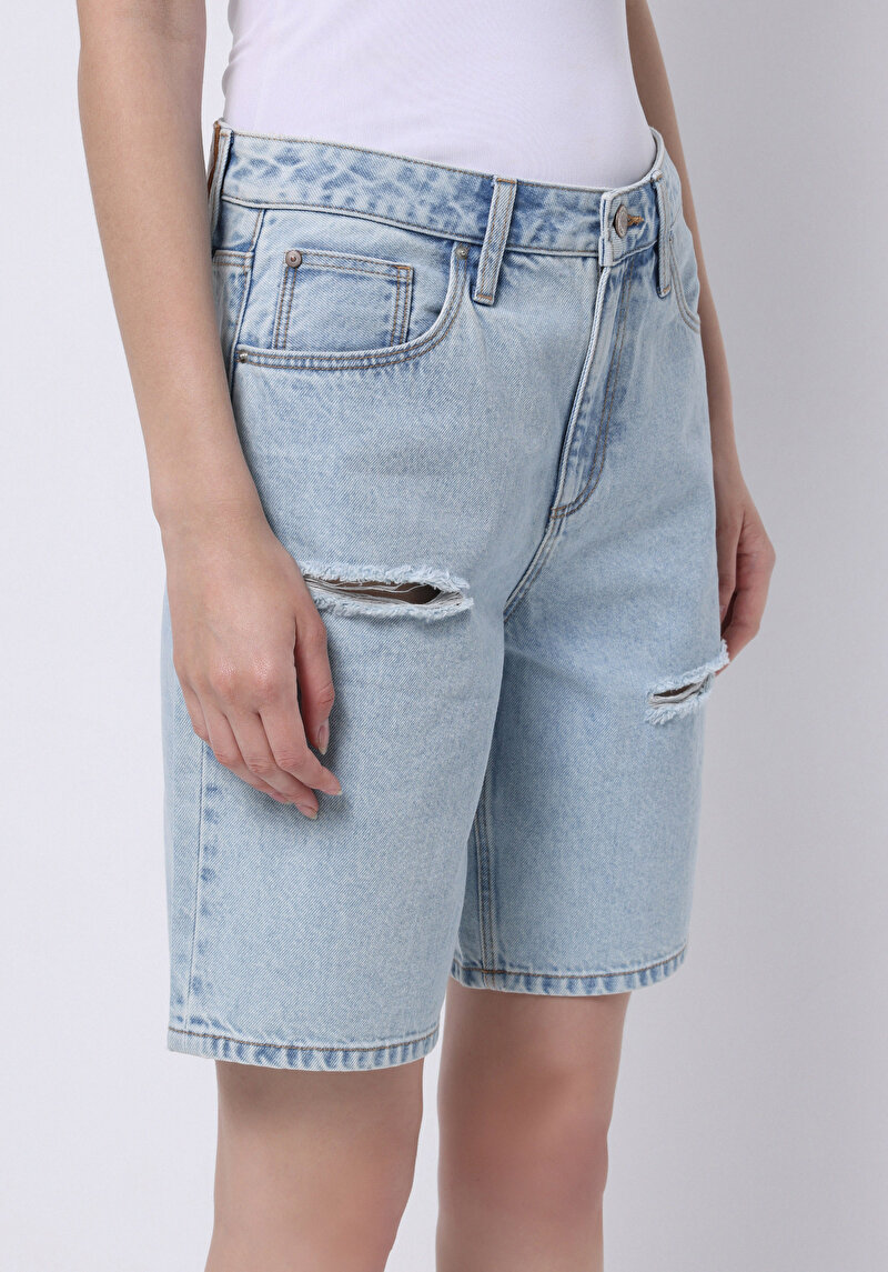 Показати інформацію про Шорти Жіночі Блакитні  Cl1074704