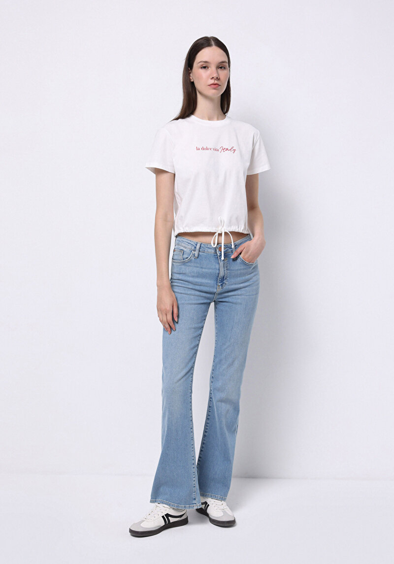 Показати інформацію про 791 Monica Джинси Жіночі Блакитні Класичного Крою Cl1074864