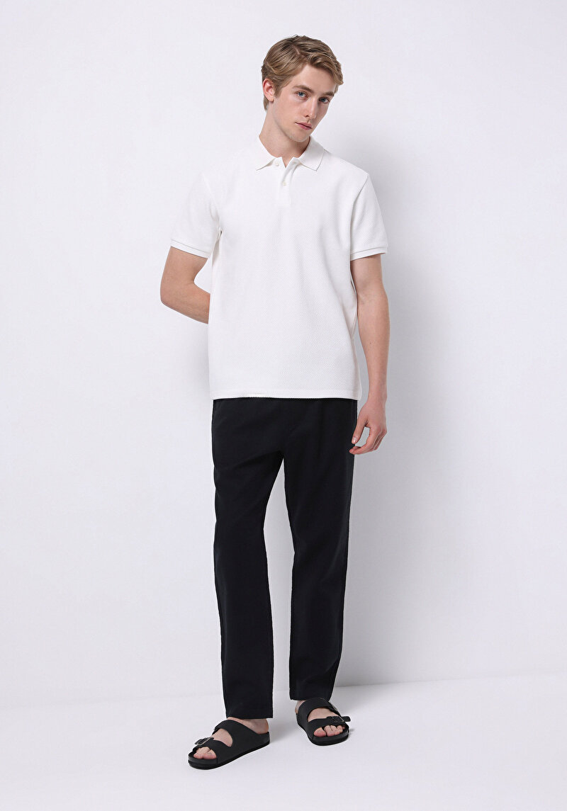 Зображення Поло З Коротким Рукавом Чоловіче Біле Cl1074715