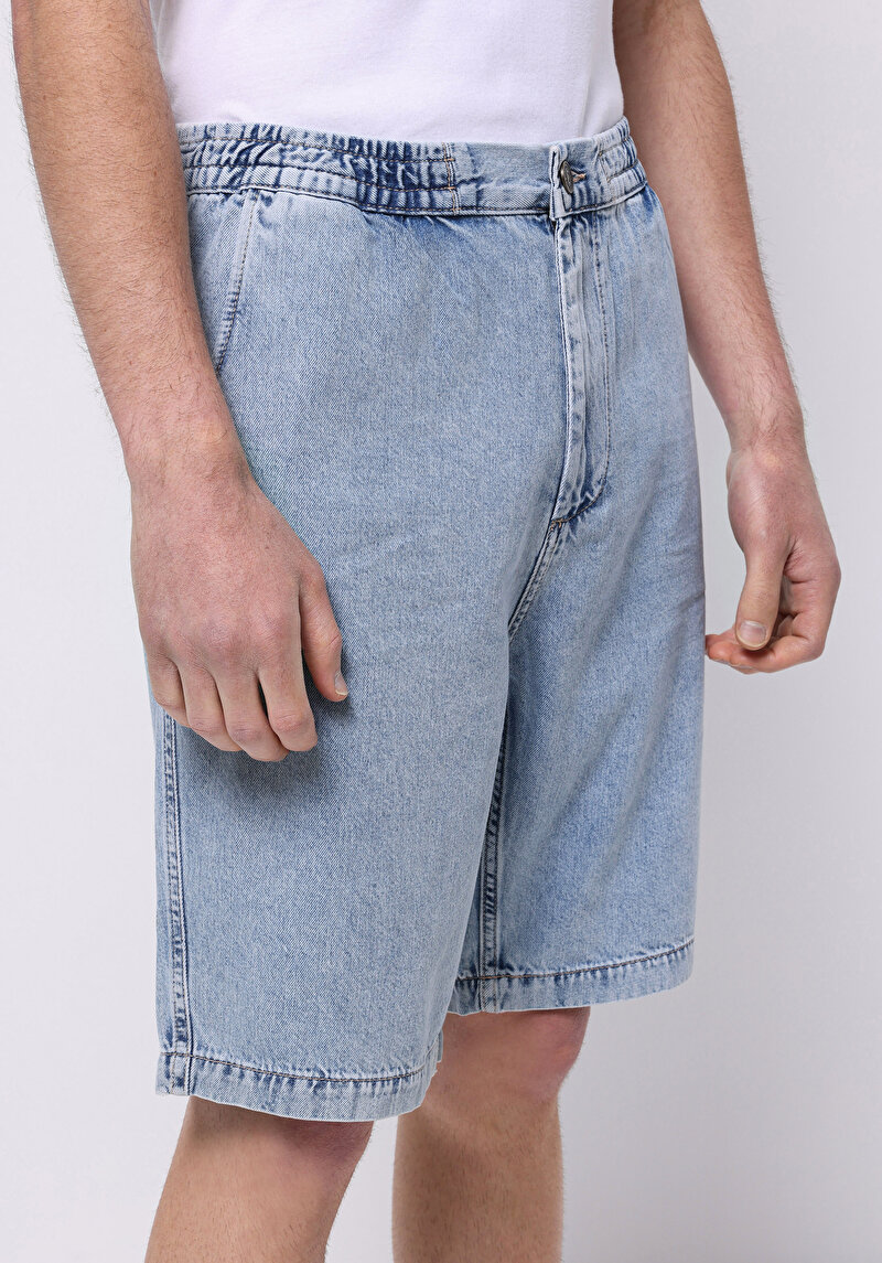 Показати інформацію про Шорти Чоловічі Блакитні  Cl1074795