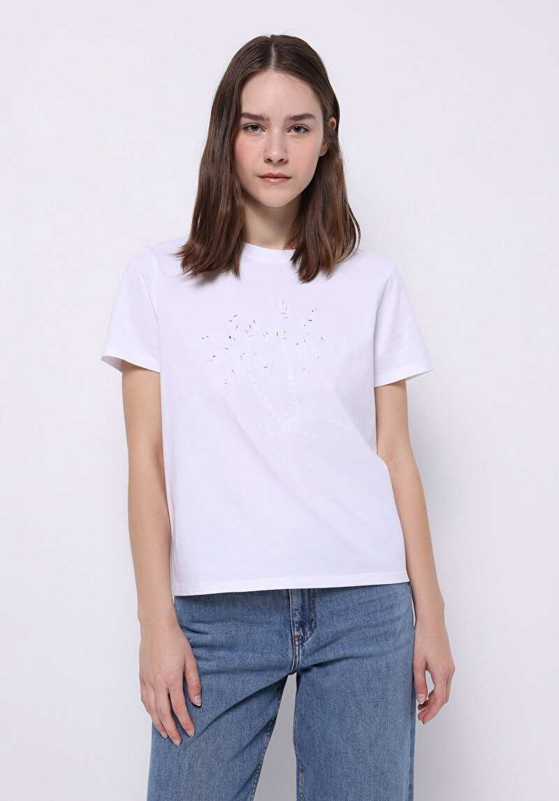 Зображення Футболка З Коротким Рукавом Жіноча Біла  Cl1074234