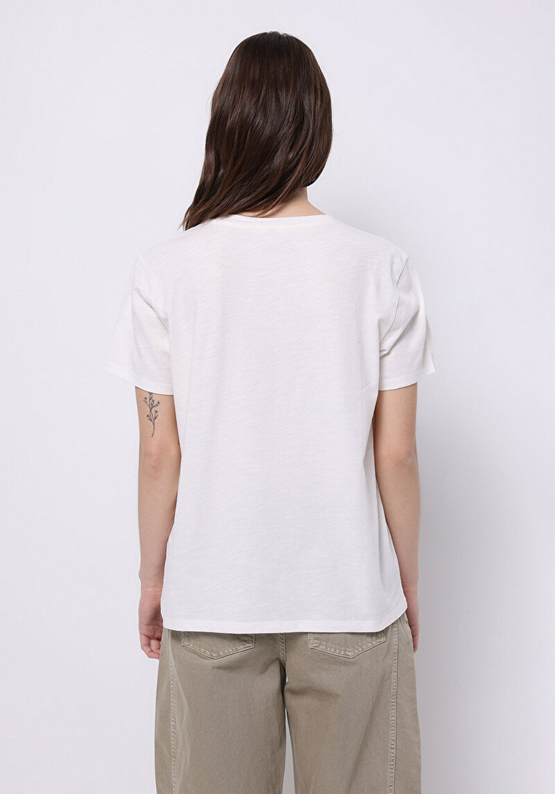 Показати інформацію про Футболка З Коротким Рукавом Жіноча Біла  Cl1074318