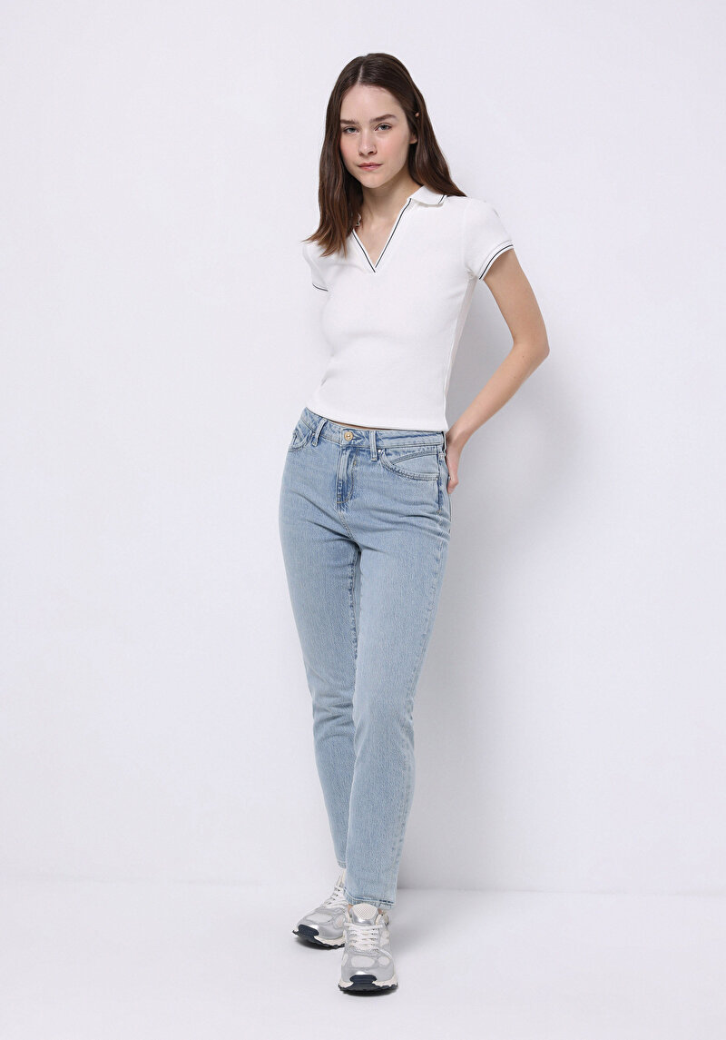 Зображення 703 Carla Джинси Жіночі Вузького Крою Cl1074856