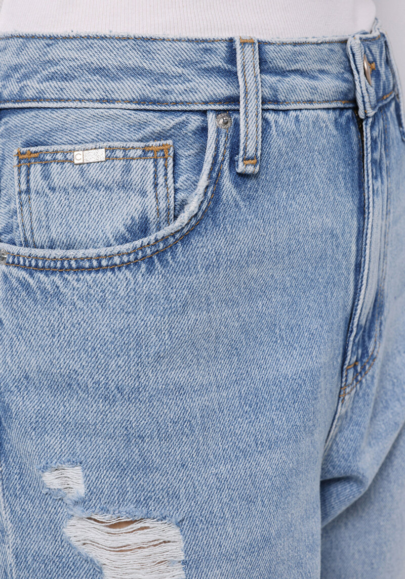 Показати інформацію про 893 Julia Джинси Жіночі Блакитні Бойфренди Cl1074907