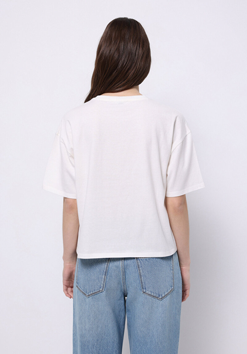 Показати інформацію про Футболка З Коротким Рукавом Жіноча Біла  Cl1075038