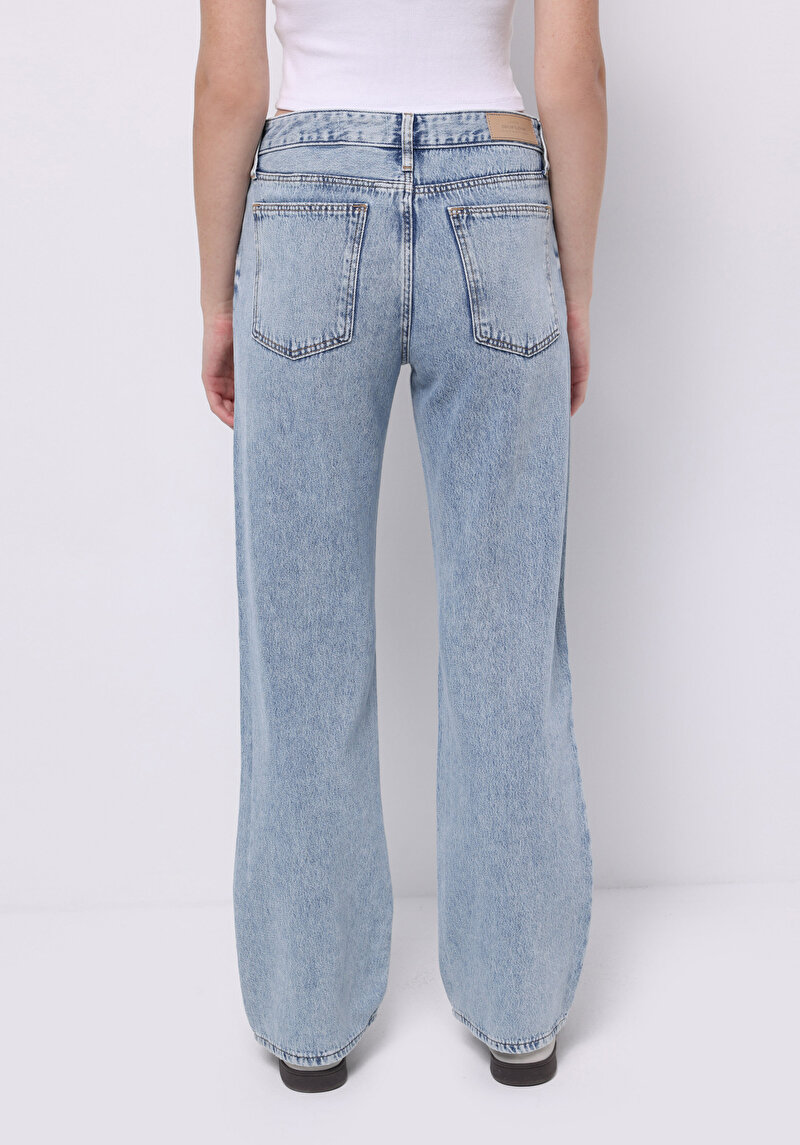 Зображення Джинси Жіночі Блакитні Прямого Крою Cl1075119