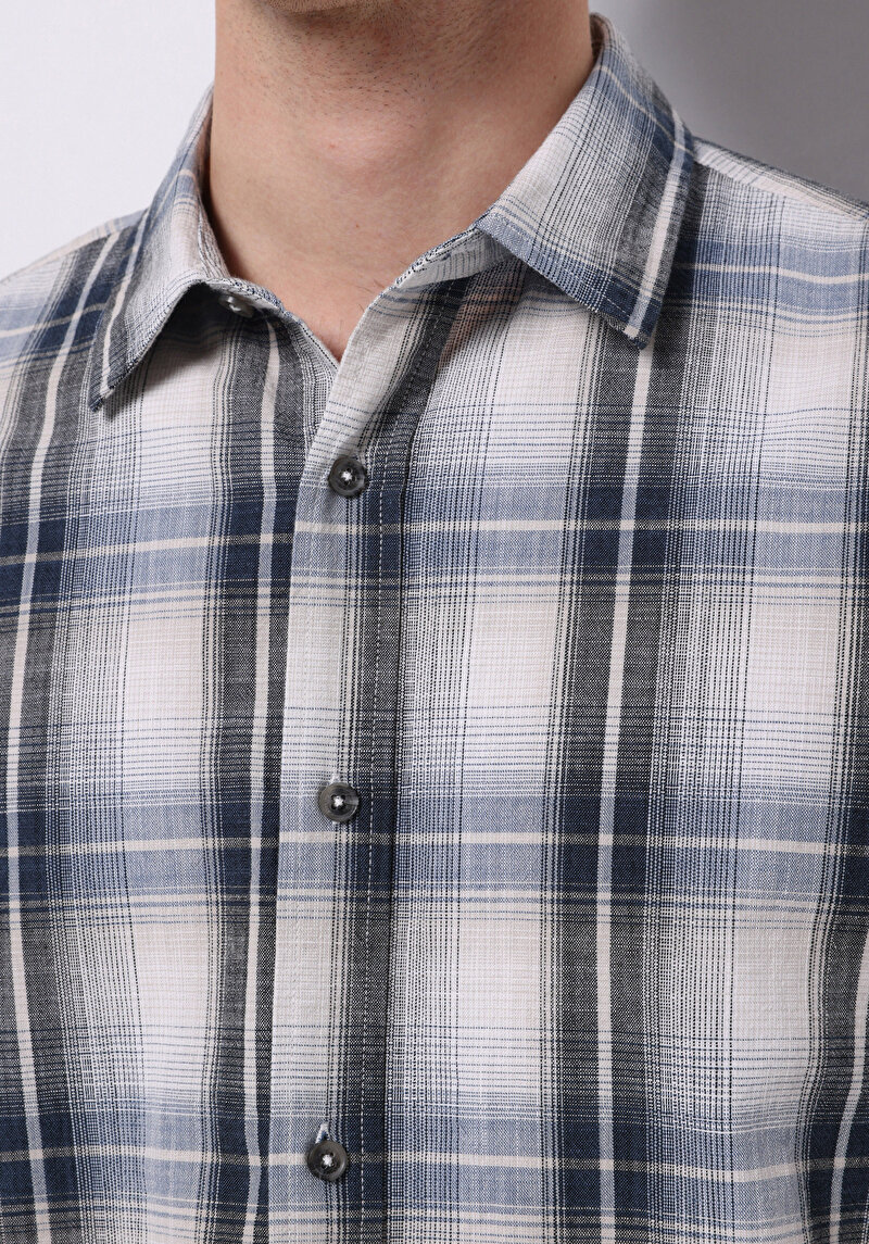 Показати інформацію про Сорочка З Довгим Рукавом Чоловіча Сіра  Cl1075650