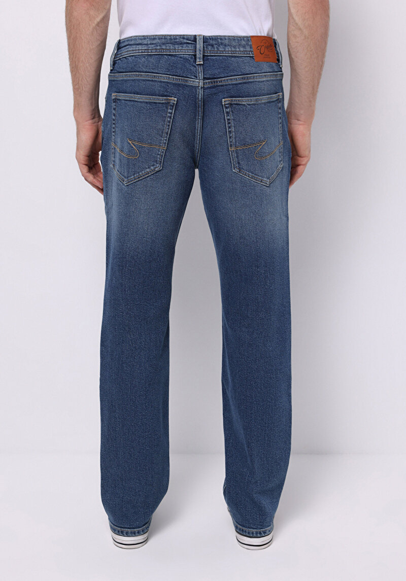 Зображення 045 David Джинси Чоловічі Блакитні Класичного Крою Cl1076528