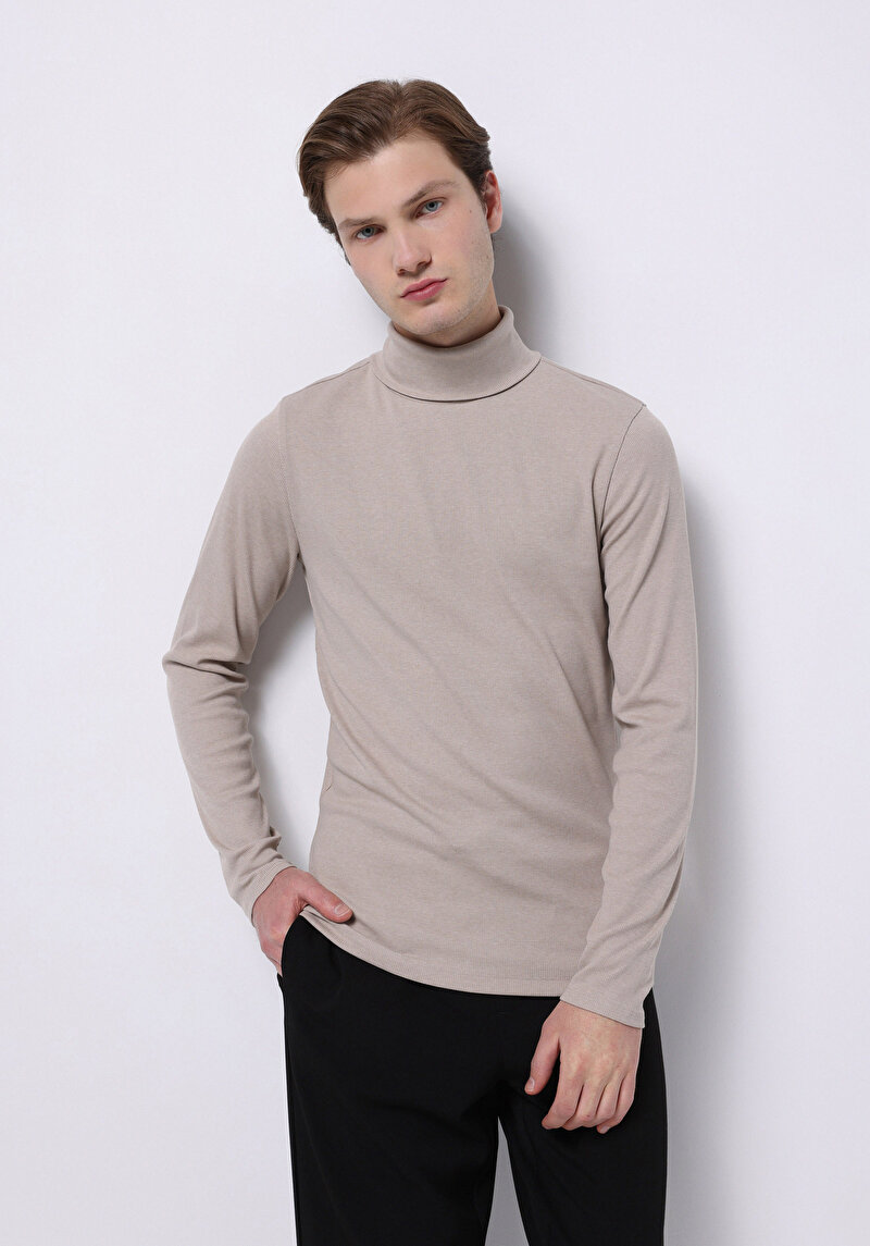Зображення Футболка З Довгим Рукавом Чоловіча Сіра  Cl1049854