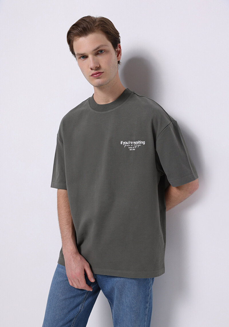 Зображення Футболка З Коротким Рукавом Чоловіча Зелена  Cl1075385