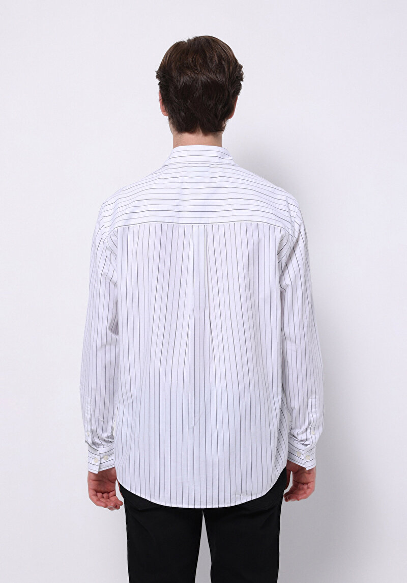 Показати інформацію про Сорочка З Довгим Рукавом Чоловіча Біла  Cl1075651