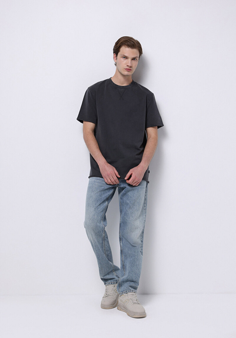 Показати інформацію про Футболка З Коротким Рукавом Чоловіча Сіра  Cl1075837