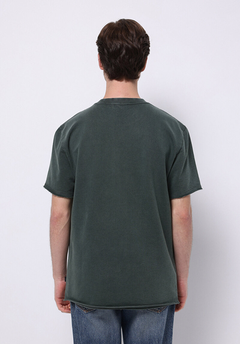 Показати інформацію про Футболка З Коротким Рукавом Чоловіча Зелена  Cl1075837