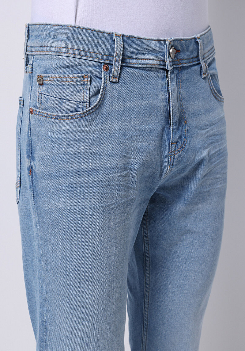 Показати інформацію про 044 Karl Джинси Чоловічі Блакитні Прямого Крою Cl1074730