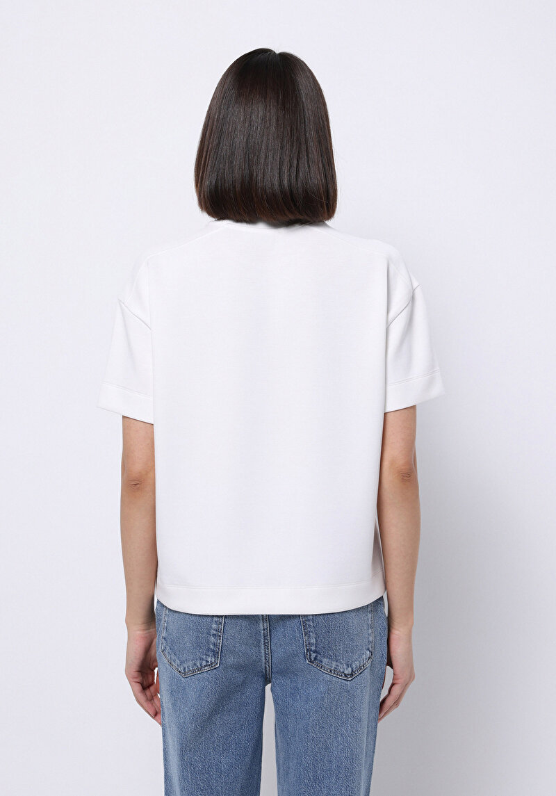 Показати інформацію про Футболка З Коротким Рукавом Жіноча Біла  Cl1075523