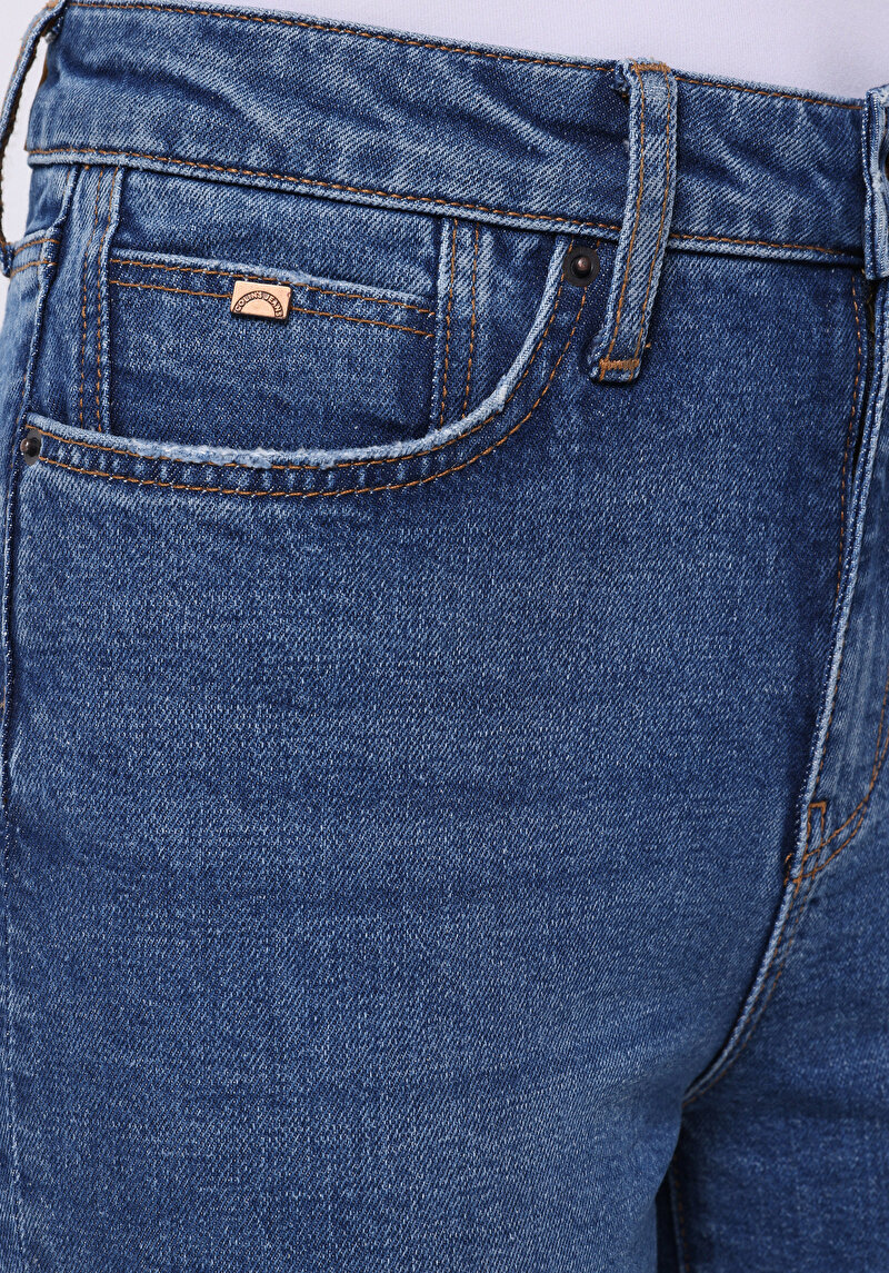 Показати інформацію про 703 Carla Джинси Жіночі Блакитні Вузького Крою Cl1075957