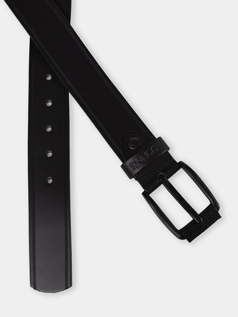 Показати інформацію про Ремінь Чоловічий Чорний  Cl1077052