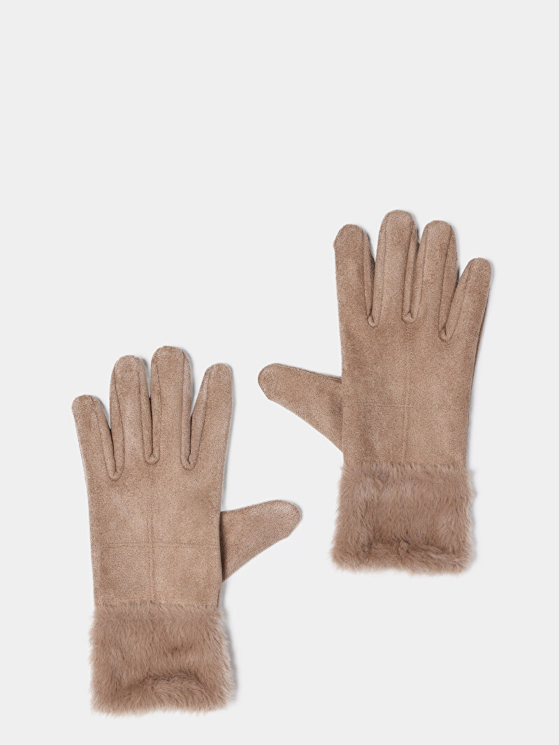 Зображення Рукавички Жіночі Бежеві  Cl1077246