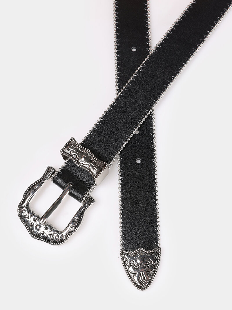 Показати інформацію про Ремінь Жіночий Чорний  Cl1076134